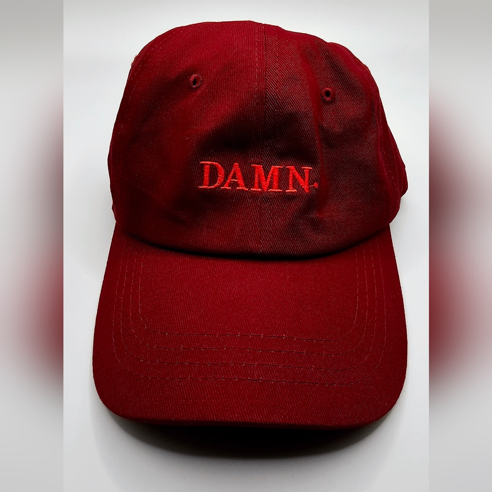 New "DAMN" hat based on Kendrick Lamar pulitzer winning album / burgundy…